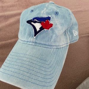light blue denim bluejays baseball cap!